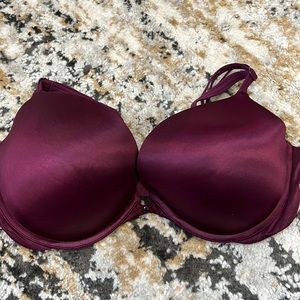 Victorias Secret 36DD Very Sexy Push Up Purple Used Bra